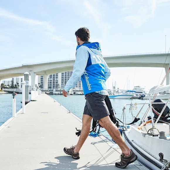 Columbia Men's Lightweight Poplin Summer Shorts - Picture 7 of 9